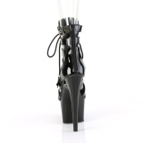ADORE-1013MST 18 cm pleaser high heels ankle boots black