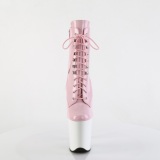 FLAMINGO-1020 20 cm pleaser high heels ankle boots rose