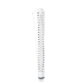 Patent 13 cm SEDUCE-3024 White overknee boots with laces