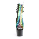 Transparent 18 cm ADORE-1018C-RB Pole dancing ankle boots